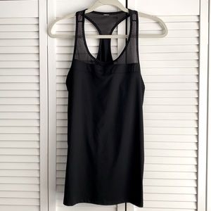 Racer back mesh accent workout tank